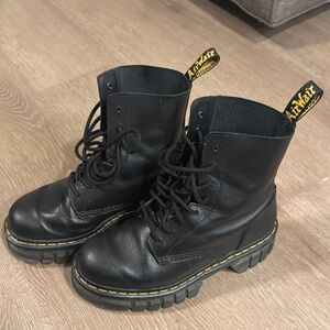 Dr. Martens Black Leather Boots